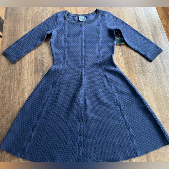NWT Gabby Skye Navy Dress - size s - Picture 2 of 6